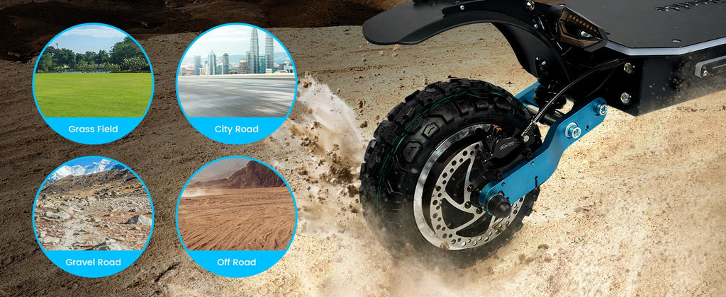6000-watt off-road two-wheel electric scooter Dual motor lithium battery Digital folding 150kg European warehouse inventory