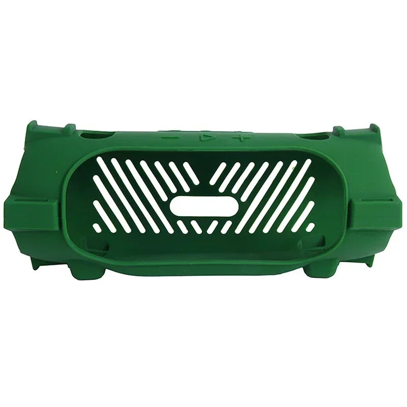 Newest Soft Silicone Case Cover Skin With Strap Carabiner for JBL Charge 6 Portable Waterproof Wireless Bluetooth Speaker