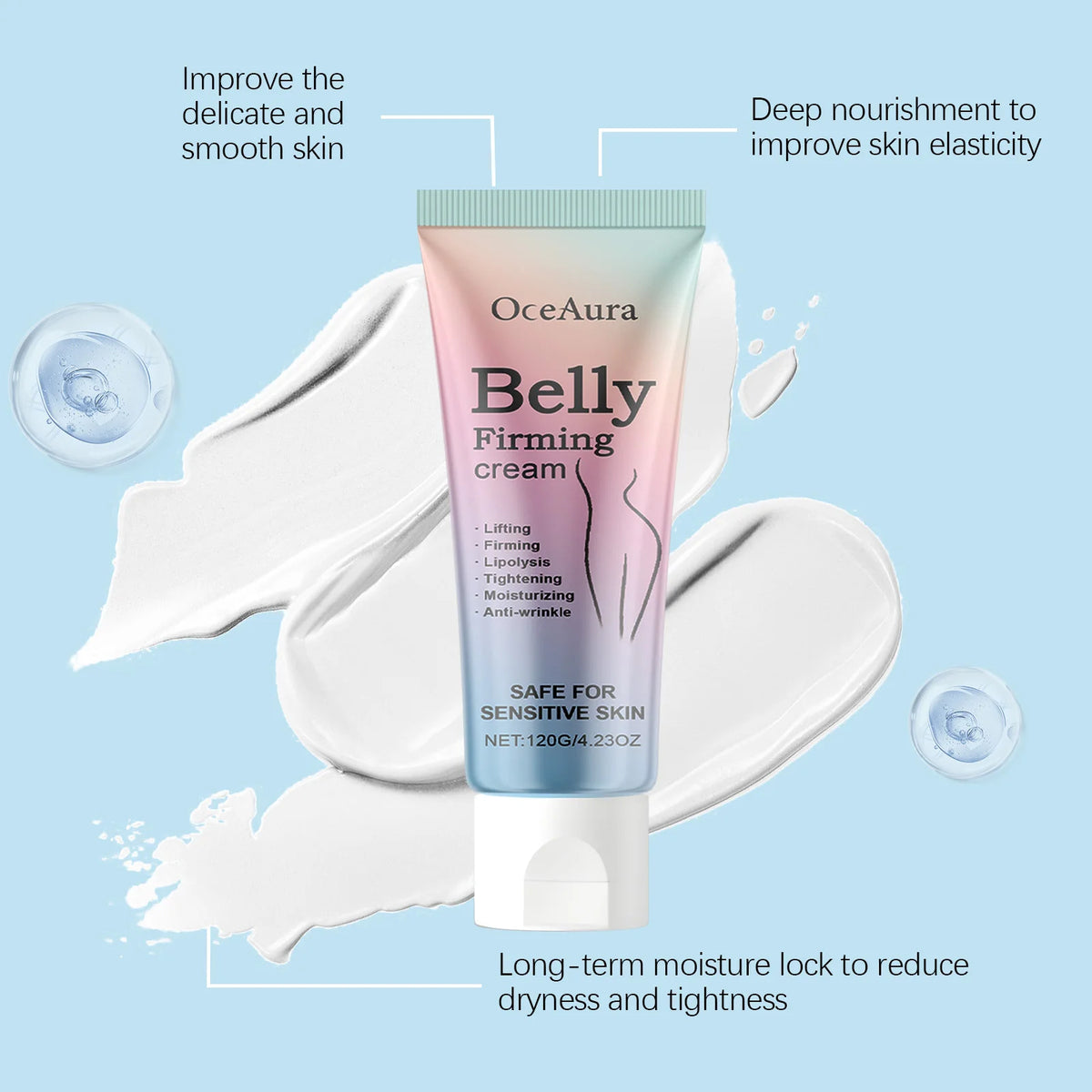 Belly Firming Cream Burning Fat Cellulite Remover Tightening Abdomen Buttock Leg Anti Wrinkle Reduce Sagging Body Slimming Cream