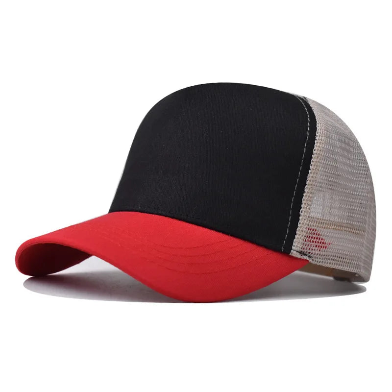 Baseball Cap Adult Net cap Hat Pure color Unisex Summer hat Breathable hat No pattern shade Spring Autumn Cap Hip Hop Fitted Cap