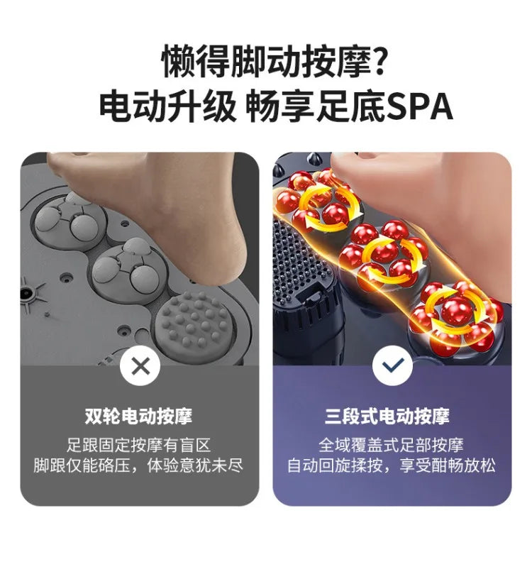 220V AUX Electric Foot Spa Bath Massager with Heating and Constant Temperature Automatic Home Use Deep Bucket WDC