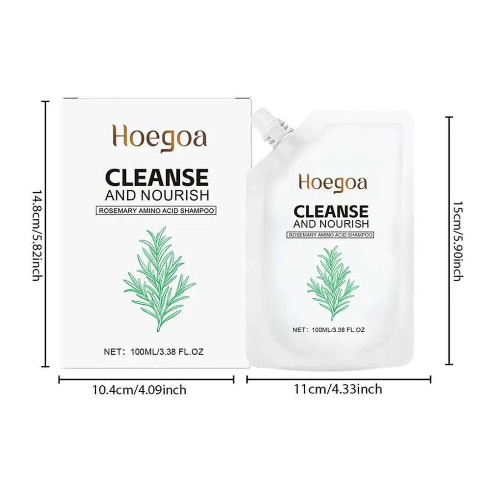 Nourishing Pepairing Rosemary Shampoo Damage Hair Deep Cleansing Scalp Oil Control Growth Strengthening Root Volumizing Shampoo