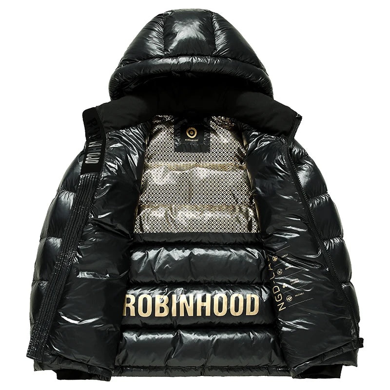 Autumn Winter 90% White duck down New Style Men Down Jacket With Detachable Sleeve Men's Puffer Coat