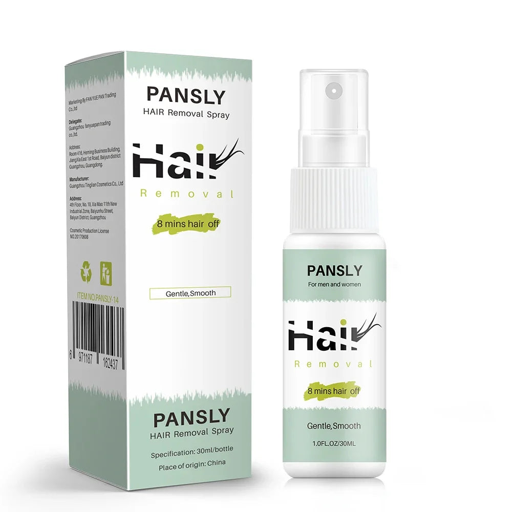 Hair Removal Spray Hair Growth Inhibitor Spray Painless Hair Reduction Permanently Inhibits Hair Growth Skin Silky Smooth 100ML