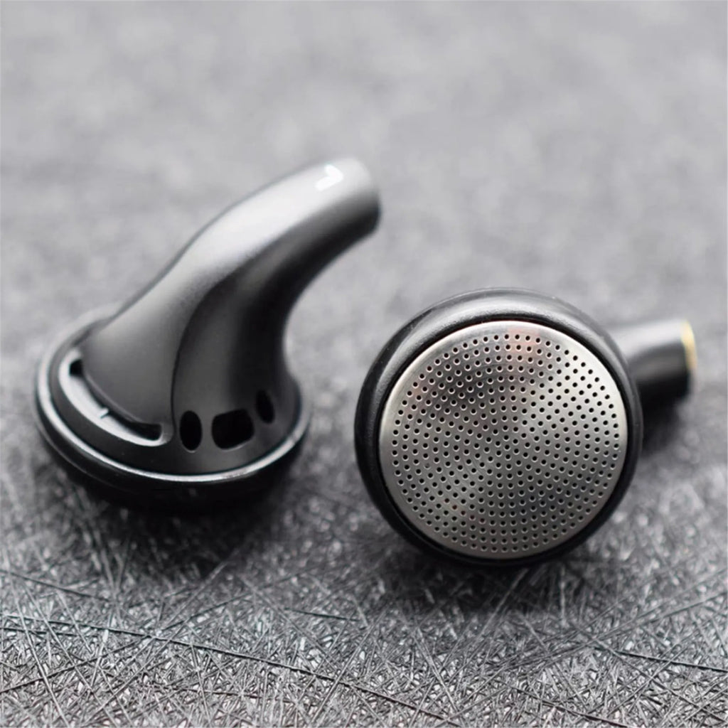 FENGRU BP32 Diy 130 ohm Beryllium Film Driver/300 ohm Carbon Nanotube Film High Impedance Flat Head Earbuds Heavy Bass Earphones