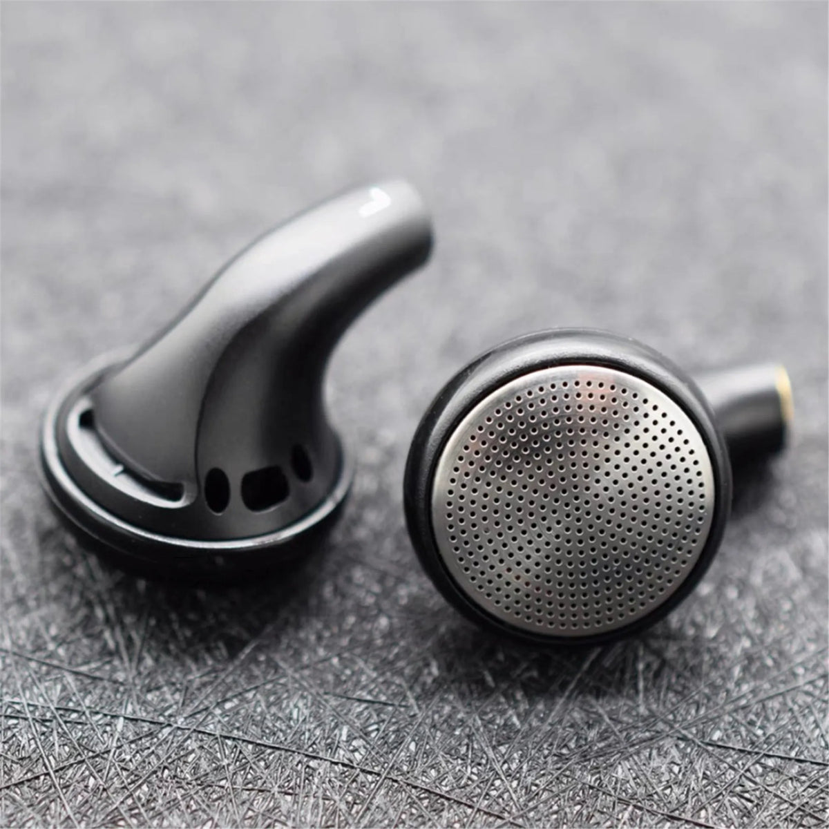 FENGRU BP32 Diy 130 ohm Beryllium Film Driver/300 ohm Carbon Nanotube Film High Impedance Flat Head Earbuds Heavy Bass Earphones