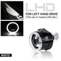 80mm LED White Angel Eyes 2.5 Inch Bi-xenon Headlight Projector Lens H4 H7 Front Head Lamp for Car Offroad Motorcycle DRL Lamp