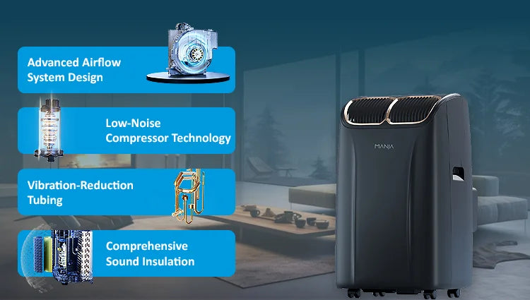 Inverter Portable Air Conditioning Mini Air Conditioning Cooler 12000btu Double Tube and Single Tube Portable Air
