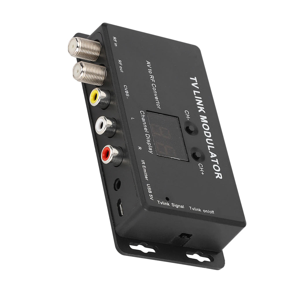 IR Extender Adapter TM70 UHF TV LINK Modulator AV To RF Converter IR Extender With Channel Display Modulator AV To RF Converter