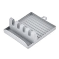 Kitchen Spoon Holders Fork Spatula Rack Shelf Organizer Plastic Chopsticks Holder Non-slip Spoons Pad