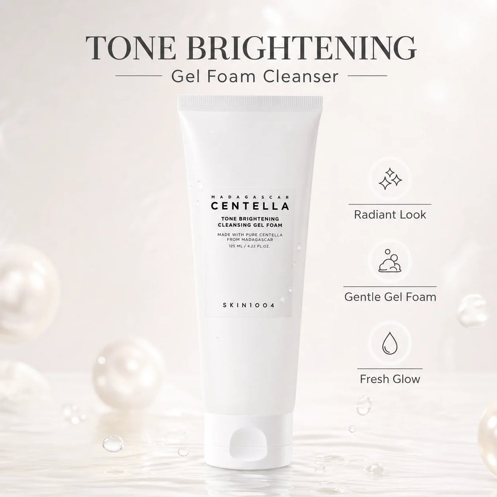 Korean Centella Series Face Cleanser,Tone Brightening Gel Foam,Poremizing Deep Cleansing Foam Gentle Face Washing Products 125ml