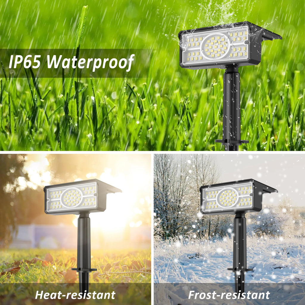 Solar LED Light Outdoor IP65 Waterproof Blue Light Solar Power Light Lawn Light For Garden Decor Solar Wall Light Outdoor