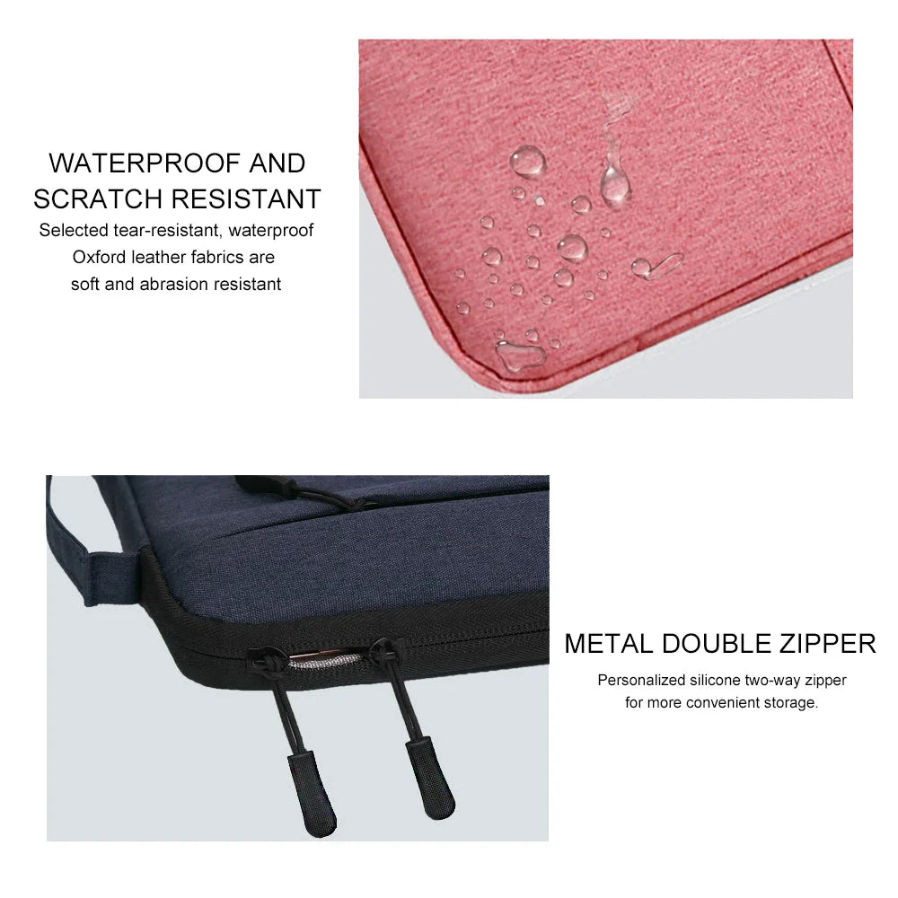 Laptop Bag 13 14 15 16 inch Waterproof Notebook Case Sleeve For Macbook Air Pro 15.4 15.6 Lenovo Computer Handbag Briefcase Bag