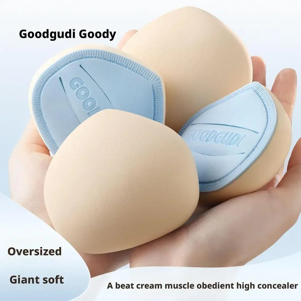 Thick Soft Makeup Sponge Puff Wet Dry Use Minimal Product Absorption Smooth Foundation Application For Even Powder Pickup