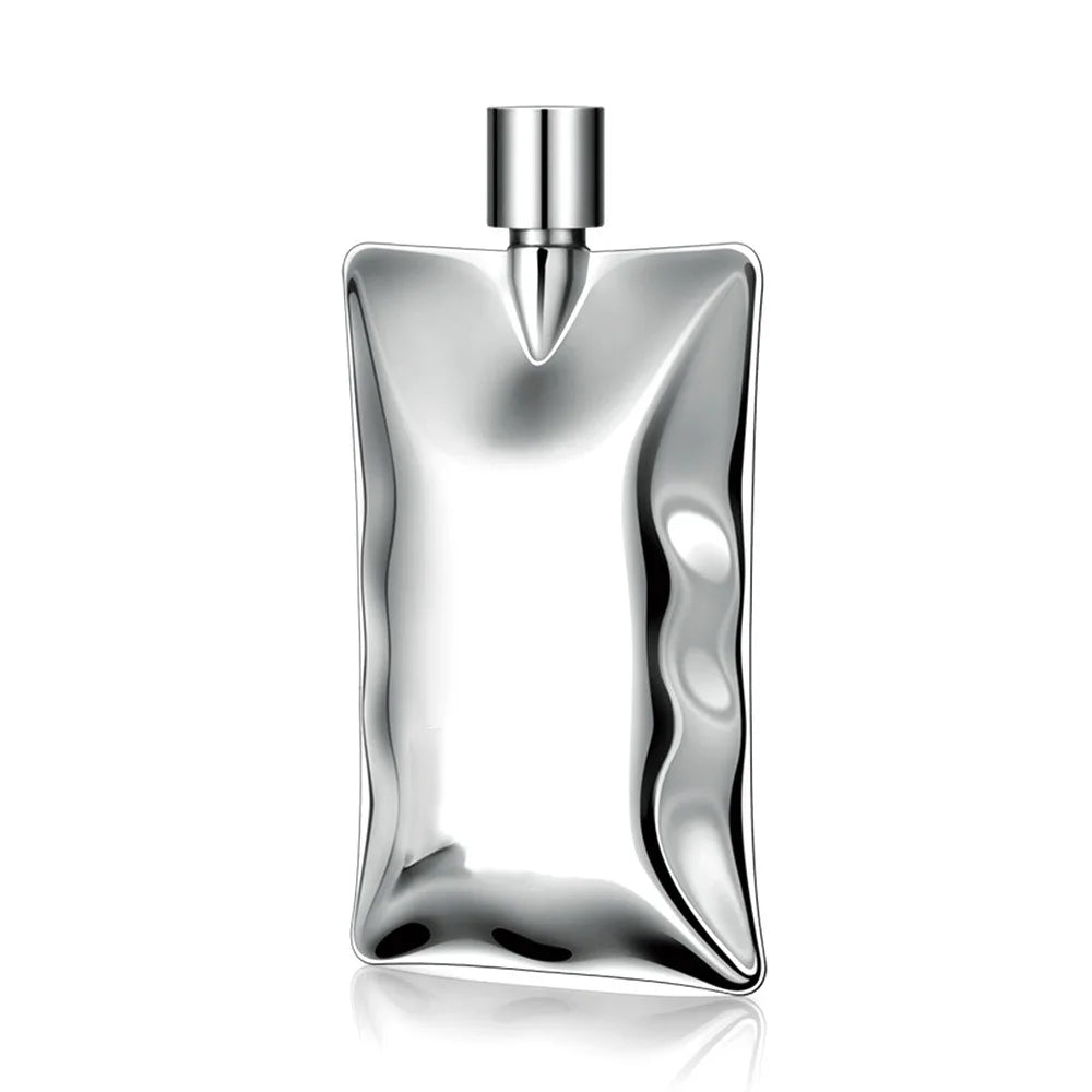 Minimalist Stainless Steel Liquor Bottle 6oz Capacity Irregular Wine Pot Portable Multipurpose Whisky Flask Home Use