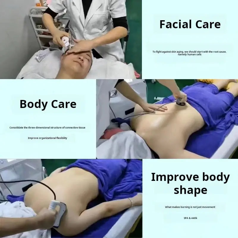 448KHZ Tecar Therapy RET CET JDM Diathermy Machine Pain Relief Body Sliming Weight Loss Skin Deep Health Care System Portable EC