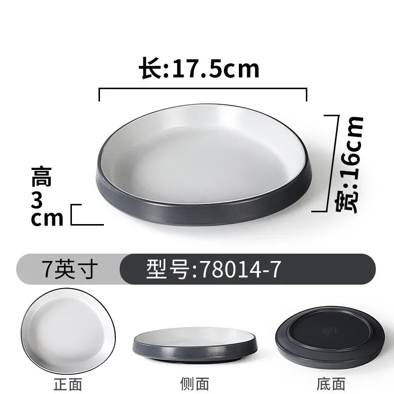 1PCS Tableware/high-end Cold Dish Plates/non Fragile Plates/bowls/sushi Plates, Japanese Style,A5 Food Grade Melamine