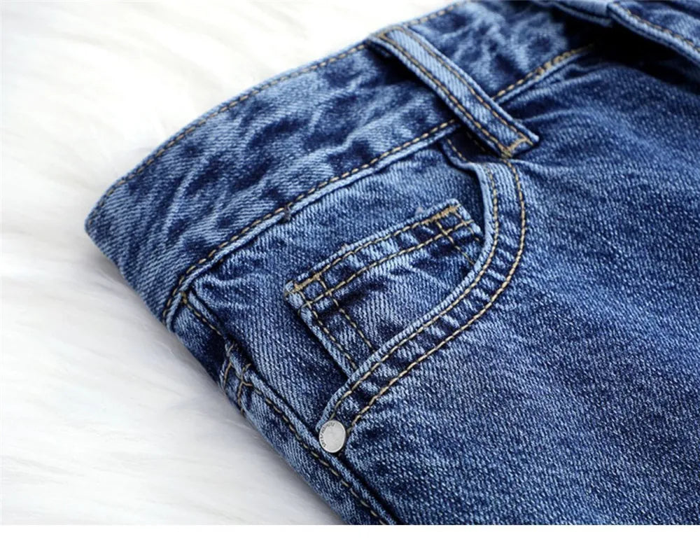 Women Denim Skirt Spring A Line Summer High Waist Loose Split Hem Dark Blue Chic Casual Streetwear Jean Midi Skirt Streetwear