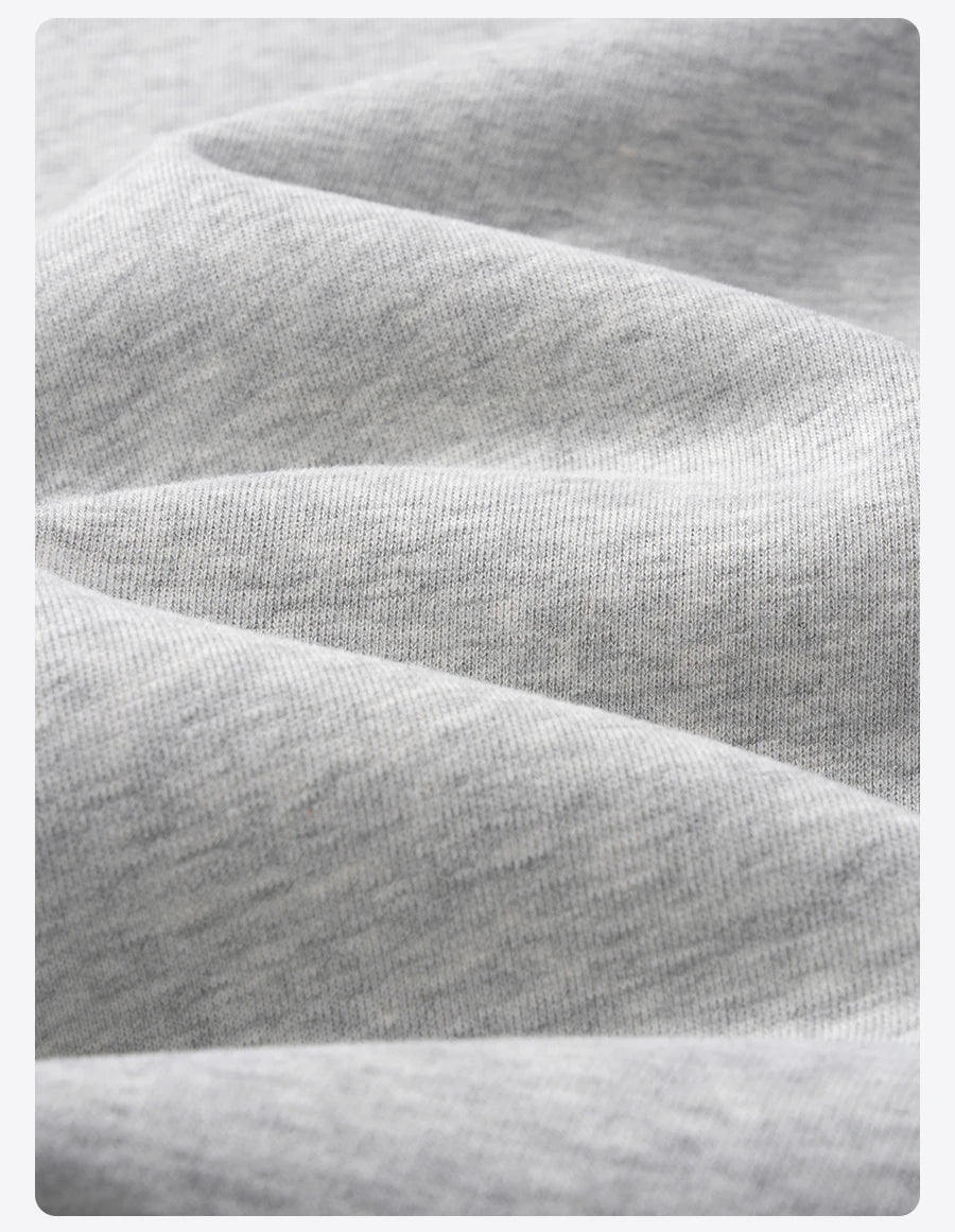 SIMWOOD 2026 Autumn Winter New Oversize 340gsm Warm Brushed Finish Lining Sweatshirts Men Embroidery Basic Running Pullover Tops