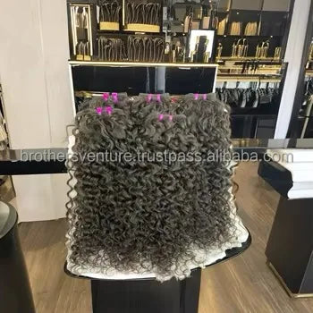 Loose Wave Natural & Deep Wave Soft Human Hair Extensions Remy Hair Pre-Looped Bundles Style 1