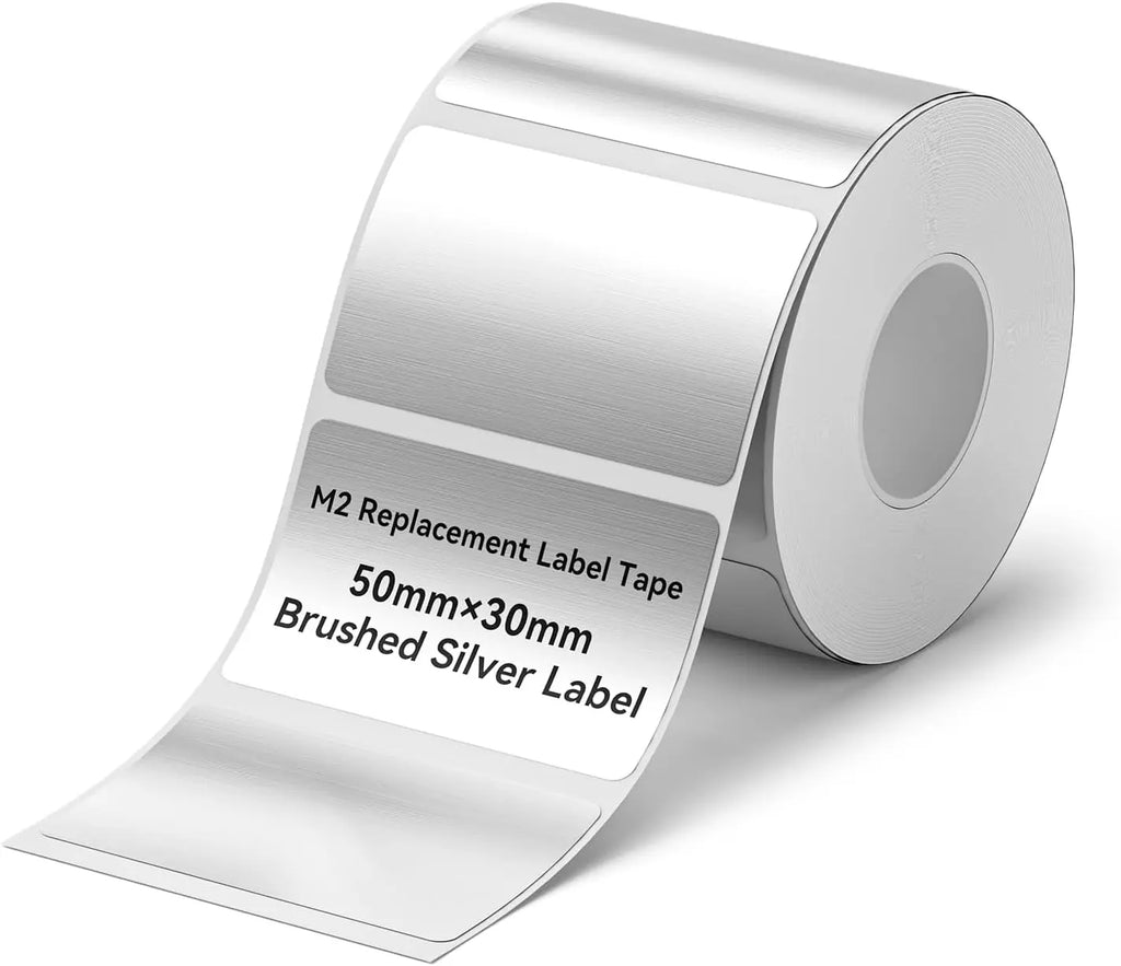 For NiiMBOT M2 Transfer Label Printer White Transparent Dazzling Color Label Sticker Paper Adhesive for Office/Outdoor Keep Long