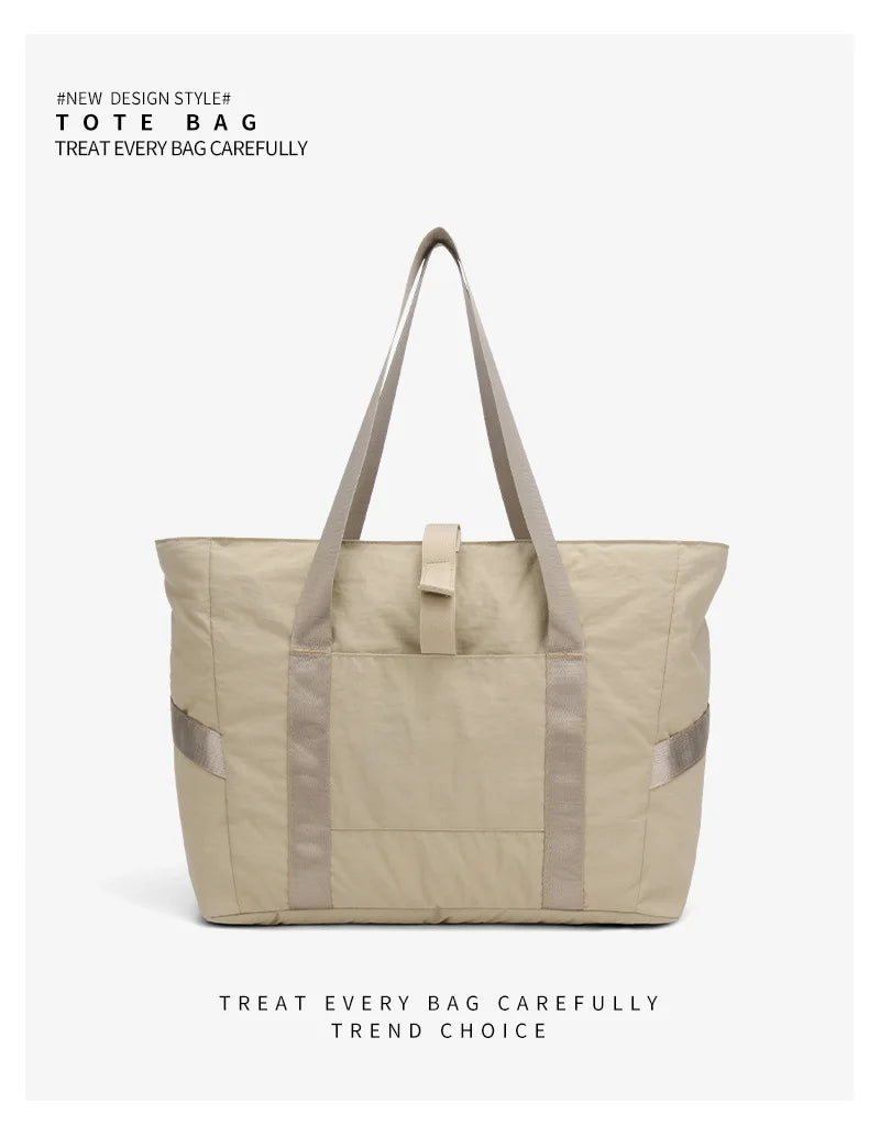 Women's Large Tote Bag with Padded Laptop Compartment, Yoga Mat Travel Work Daily Handbag Shoulder Bag
