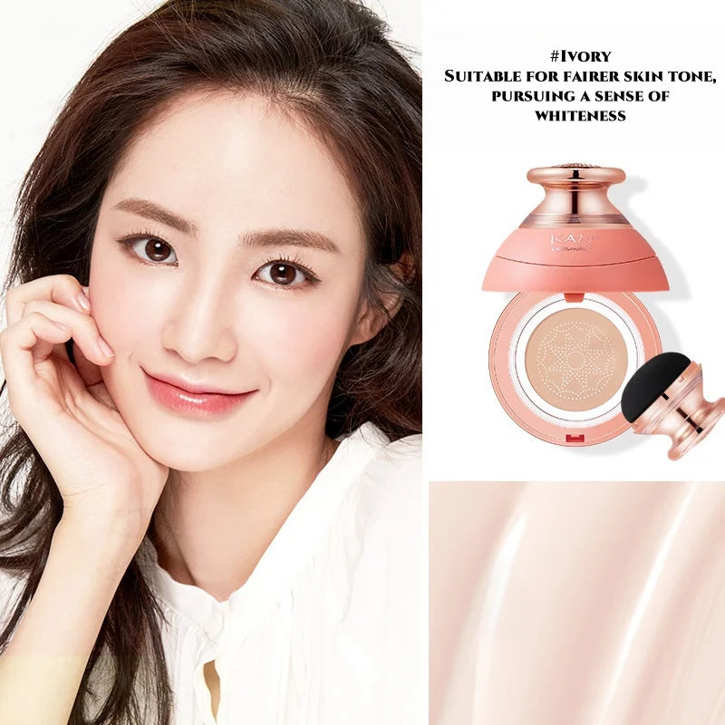 KAN Mushroom Head Air Cushion CC Cream, conceal and brighten, long-lasting beauty, hide pores and imperfections