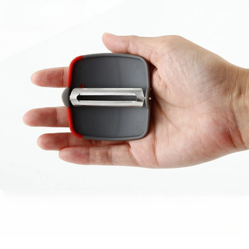 Camping Picnic Kitchen Gear Black Green Vegetable Fruit Peeler Portable Food Prep Peeling Tool For Indoor & Outdoor Cooking