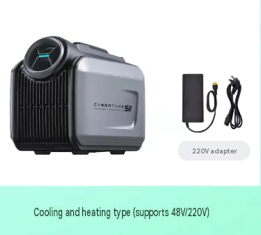 5100 BTU Cooling & 6100 BTU Heating Portable Camping Air Conditioner - 8H Runtime on 1kWh, 4 Modes 3 Speeds
