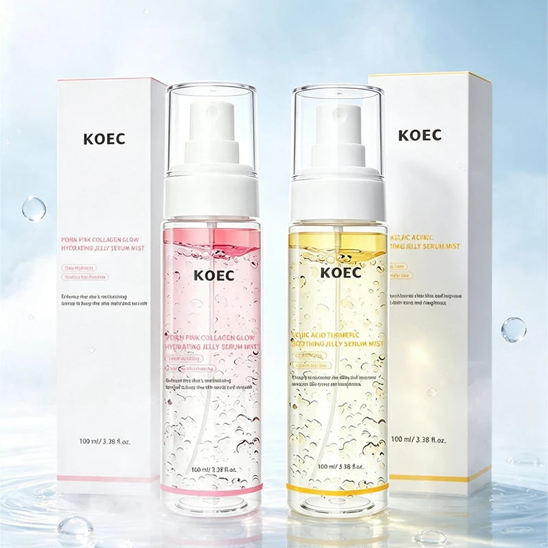 KOEC Centella Soothing Moisturizing Spray 100ml Niacinamide Brighten Jelly Mist Serum Kojic Acid Collagen Nourish Skincare
