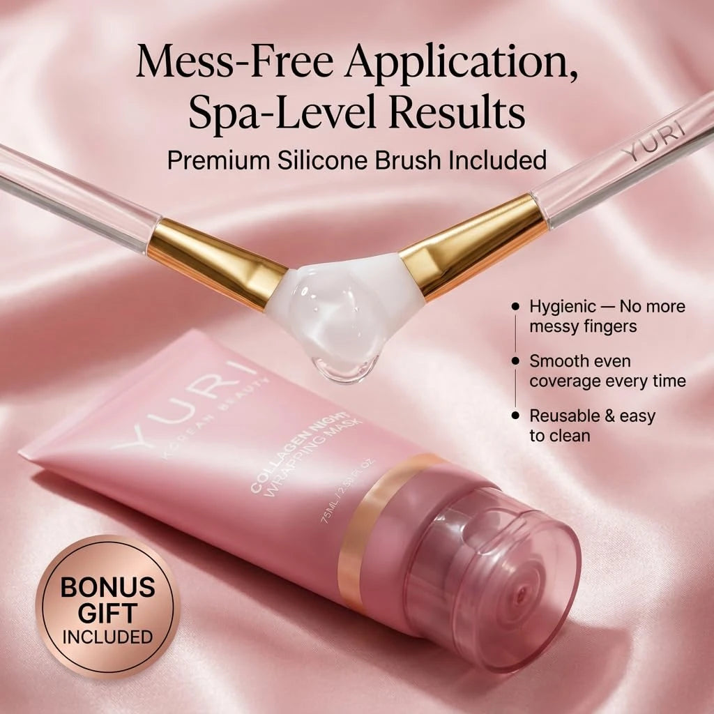 75ml Collagen Overnight Wrapping Peel Off Face Mask Skin Care Night Mask for Reduce Fine Lines Dullness Anti-Aging Skin Car