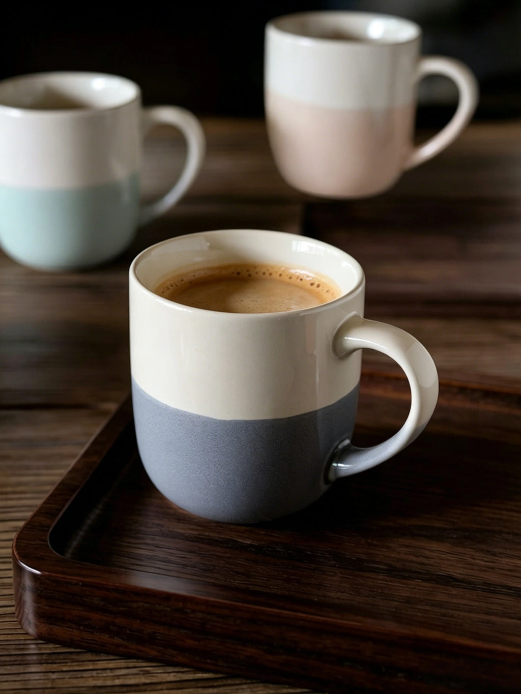 Simple Ceramic Coffee Mug Creative Color Collision Water Cup Home  Color Glaze Ceramic Cup Three Decades Home Goods