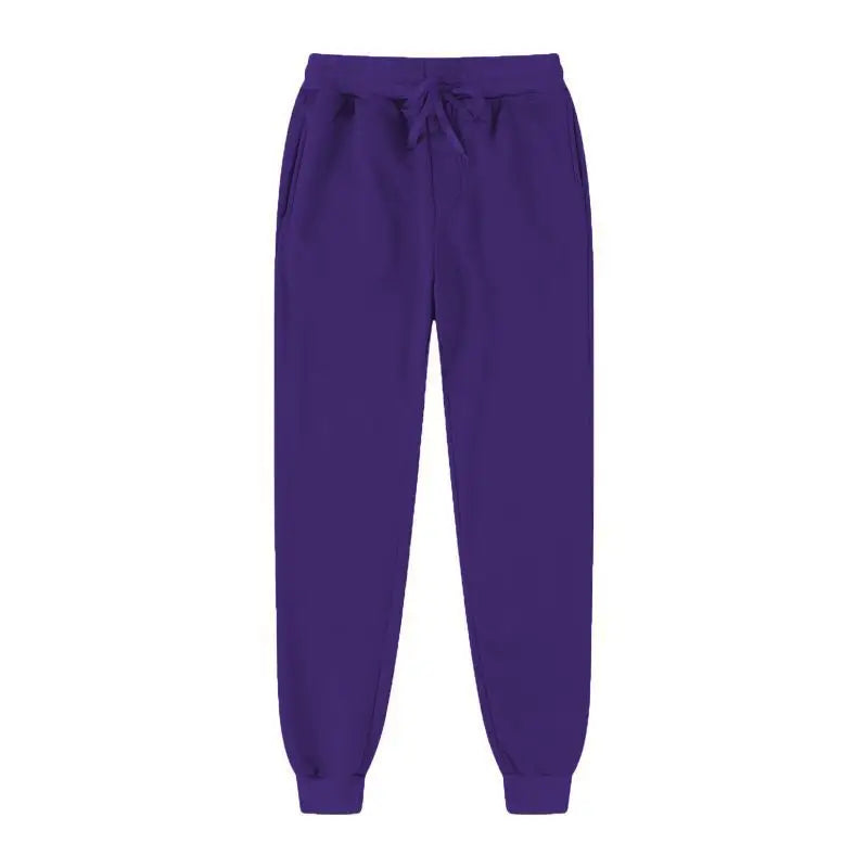 Sweatpants Spring Autumn Cotton Long Pants Jogger Trousers Casual Sports Men's and Women's Fitness Solid Jogging Pants 5 Colors
