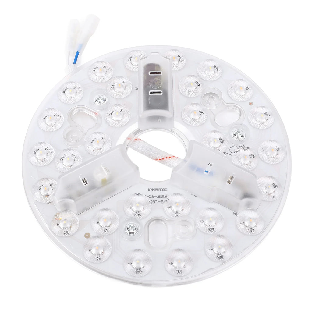 5.3 Inch Ceiling Fan LED Light Kit 3 Colors (3000K/4200K/6500K) Dimmable 15W 95-265V Easy Retrofit Suitable For Living Room