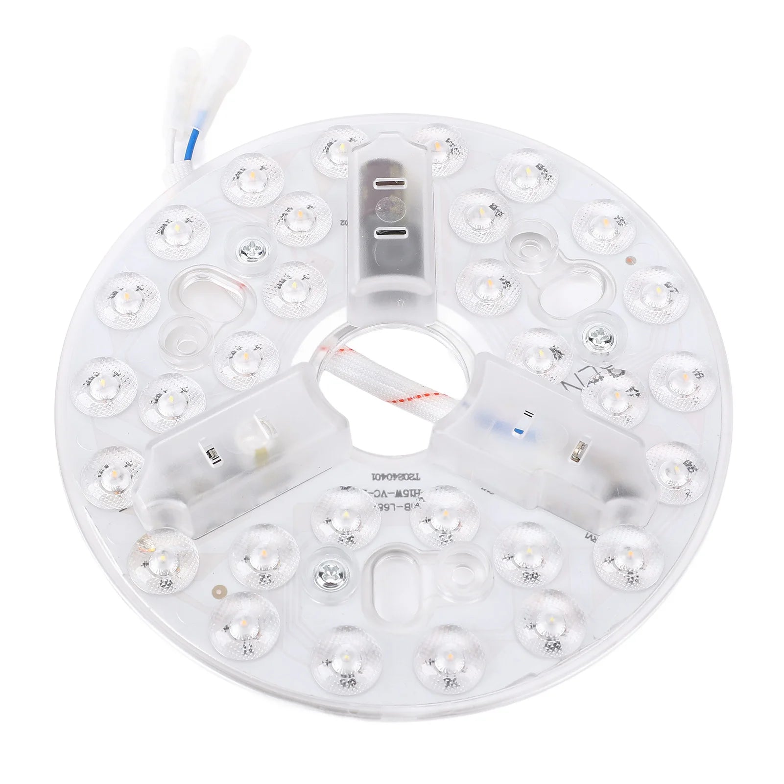 5.3 Inch Ceiling Fan LED Light Kit 3 Colors (3000K/4200K/6500K) Dimmable 15W 95-265V Easy Retrofit Suitable For Living Room