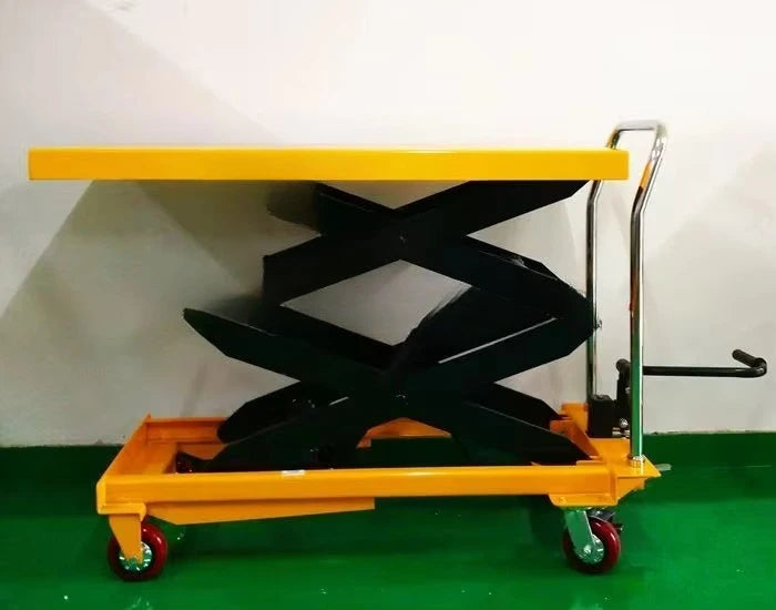 Hydraulic lift table Foldable scissor lift car 1.5 meters height 300 kg load workshop material handling