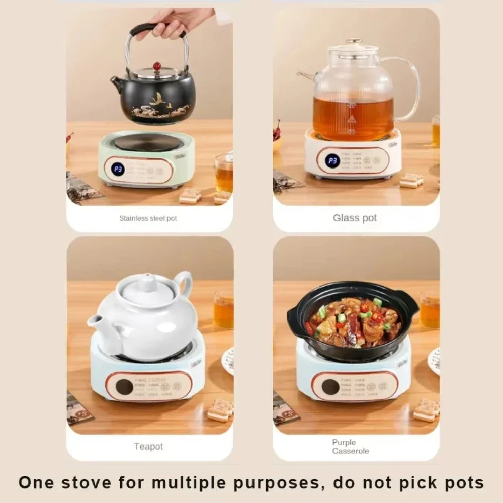 EU/US/UK New Electric Cookware Heating Base 500W Electric Heater Coffee Stove Home Manual Adjustable Temperature Cooking Heater