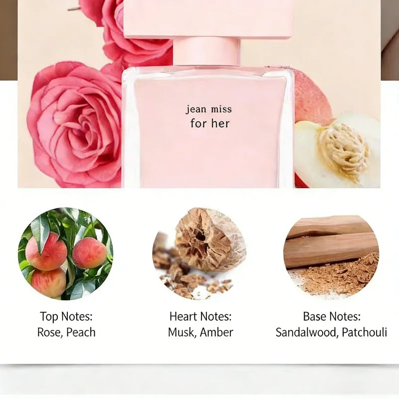 100ml Premium Eau de Parfum for Her, Sophisticated Woody Floral Scent Perfect for Daily Wear