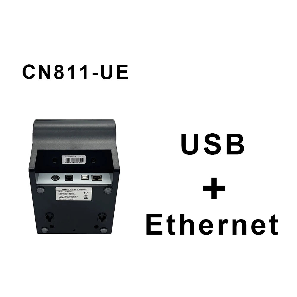 Hot Sale 80mm Thermal POS Receipt Barcode QR Code Printer for Retail Bill Invoice Printing Machine with Cash Drawer