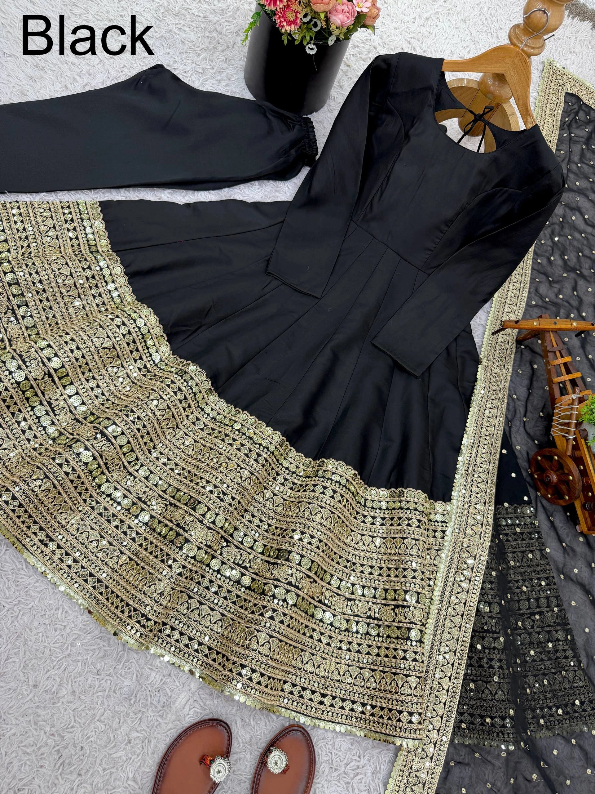 Hot Selling Traditional Indian Style Softest Cotton Afghani Suit Set With Designer Dupatta for Women Party Wear Fully Stitched