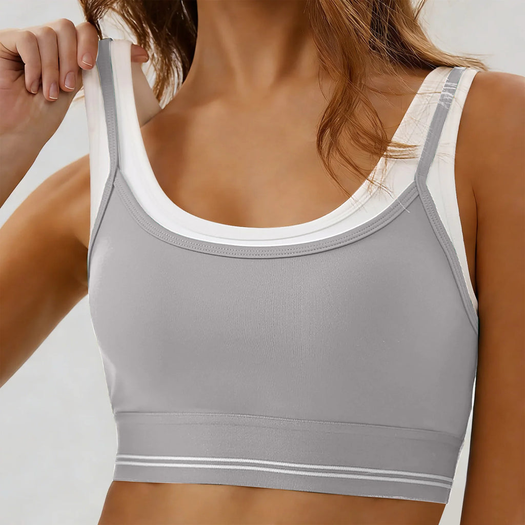Women's Sports Bra Padded Back Bustier Without Underwire Spaghetti Straps For Yoga Fitness Women S Bras