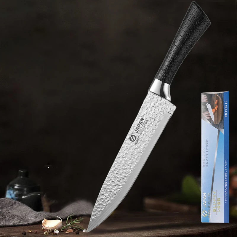 Kitchen cooking knife set stainless steel chefs knife professional cutting knife slicing knife, meat cutting knife slicing knife