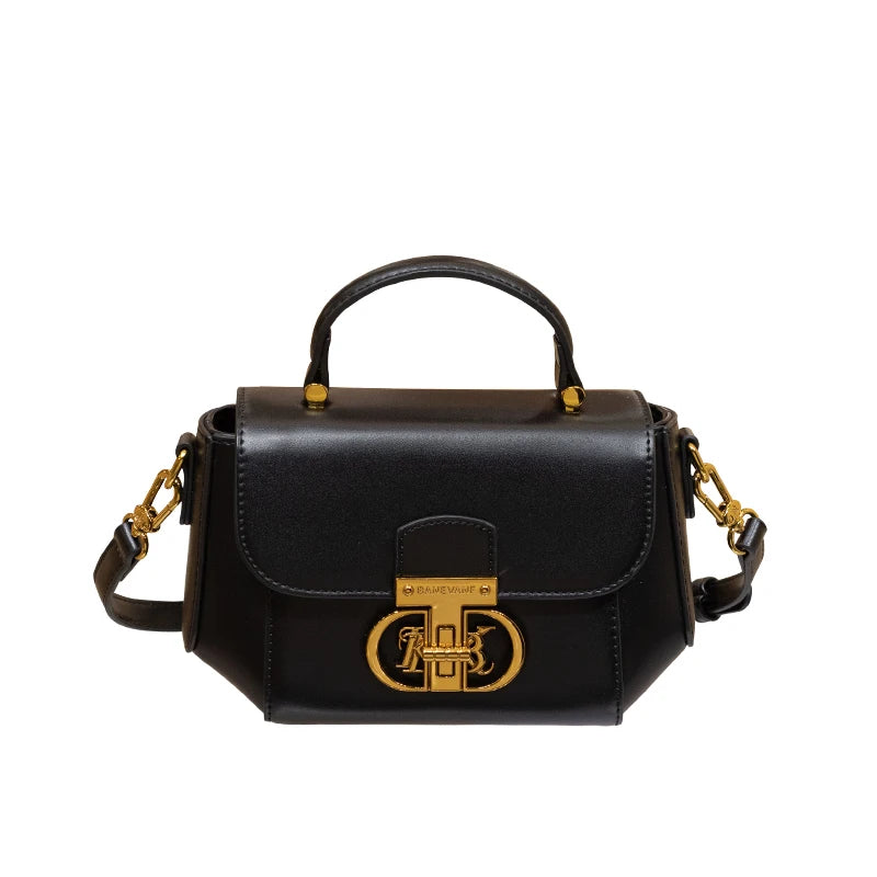 Women's handbag, genuine leather handbag, women's 2024 new spring/summer haute couture designer single shoulder crossbody small