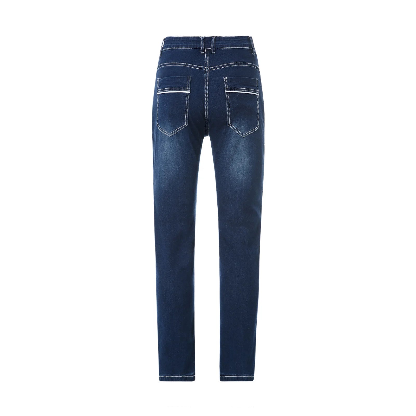 Kakan - High-quality Men's Personalized Double-line Jeans, New Dark Blue, Light Blue, Black Jeans K05-8878 In Spring and Autumn