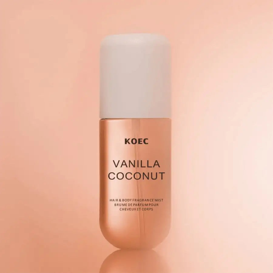Vanilla Coconut Scent Facial Fragrance Essence Mist, Blended Vanilla Coconut & Sandalwood Notes, Long Lasting Mild Tropical Cozy Scent for Daily Facial Care
