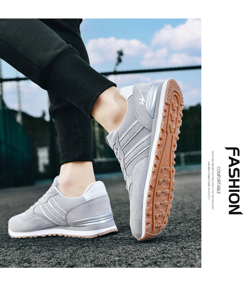 Double Star Men's Retro Running Shoes 2026 April May Breathable Mesh Casual Sneakers VintageClassicLightweightWalkingShoesforMen