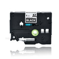 1Pcs 335 Compatible Brother 325 315 tze 335 tze 325 white on black 9/12mm Label Tape for Brother p touch PTH110 PTD210 Label Mak