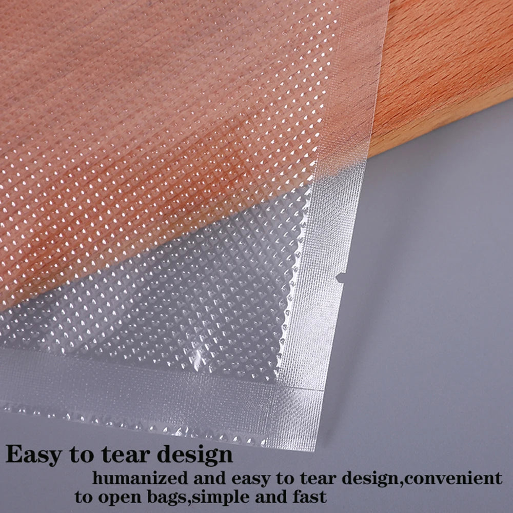 50PCS/Lot BPA-Free Vacuum Food Bags, Vacuum Sealed Storage Bags For Food Storage and Preservation,Reusable Vacuum Sealer Bag
