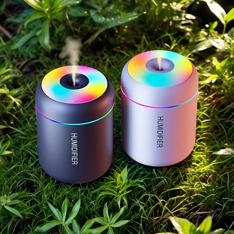 Air Humidifier Aromatic Diffuser Aromatherapy Spray Lamp Suitable for Automotive Household Bedroom Colorful Atmosphere Lights