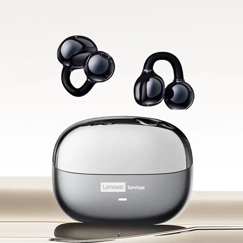 Choice Lenovo LE302 OWS Wireless Ear Clip Earbuds Bluetooth Low Latency HD Call HiFi Stereo Music Sports Open Ear Headphones New